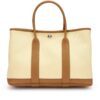 Garden Party 30 TPM – Biscuit Negonda & Écru Twill H Canvas with Palladium Hardware (2022)