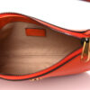 Goatskin Mini Aphrodite Shoulder Bag Orange