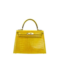 Kelly 28 – Nile Crocodile Leather – Yellow