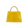 Kelly 28 – Nile Crocodile Leather – Yellow