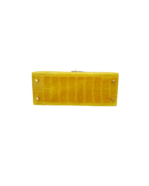 Kelly 28 – Nile Crocodile Leather – Yellow