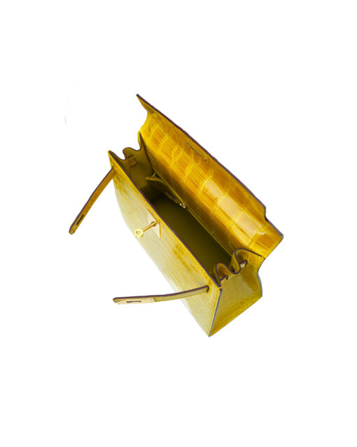 Kelly 28 – Nile Crocodile Leather – Yellow
