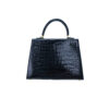 Kelly 25 – Nile Crocodile Leather in Black