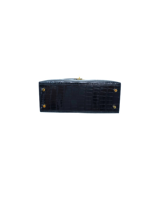 Kelly 25 – Nile Crocodile Leather in Black
