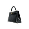 Kelly 25 – Nile Crocodile Leather in Black
